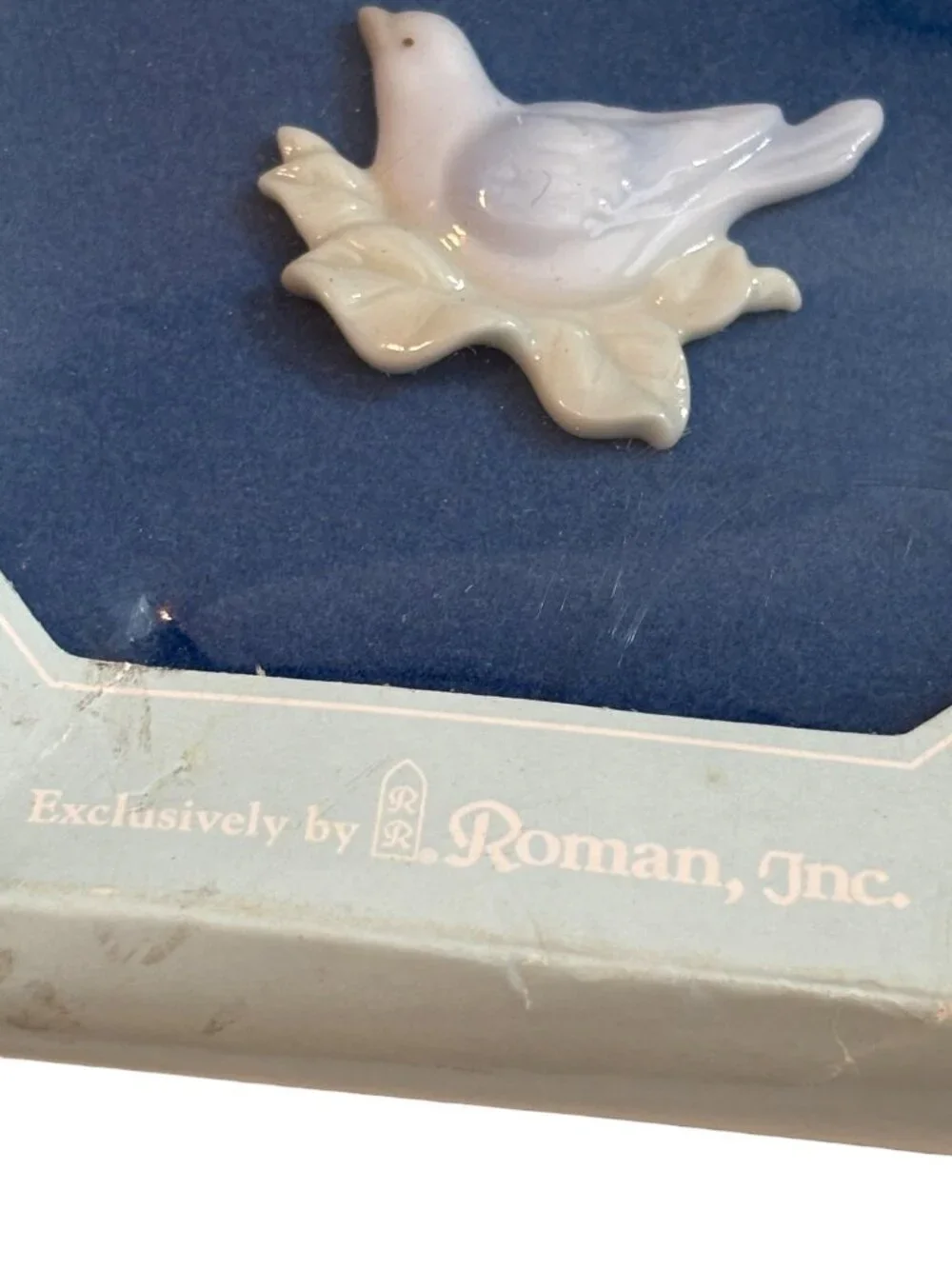 The Valencia Collection White Dove Pin By Roman Inc. In Original Box